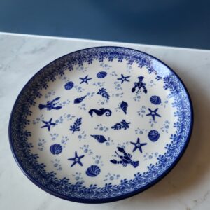 Talerz 20 cm, motywy morskie