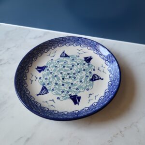 Talerz 20 cm, Żaglówki